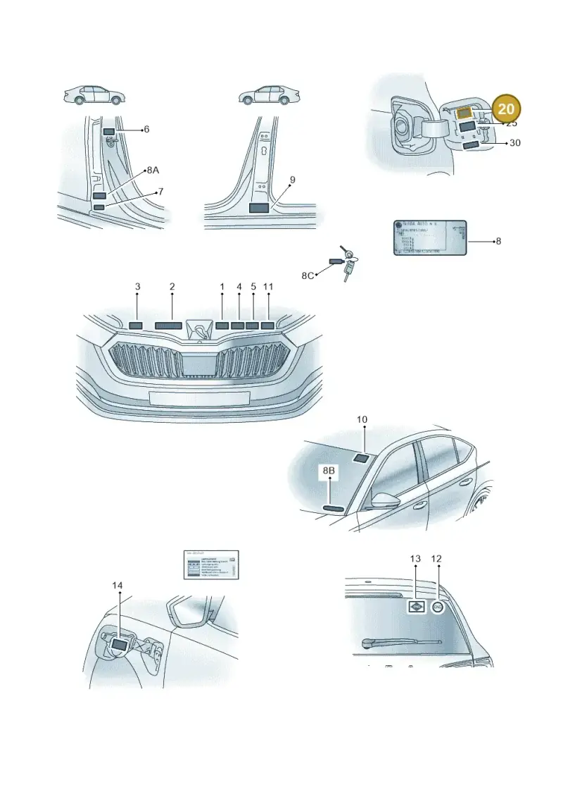 04E010012S — Skoda Octavia (2019-2022) diagram 585010000, position 20