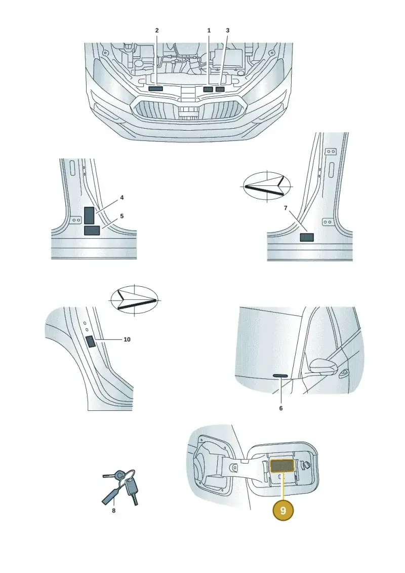 04E010012S — Skoda Fabia (2021-2022) diagram 6vn010000, position 9