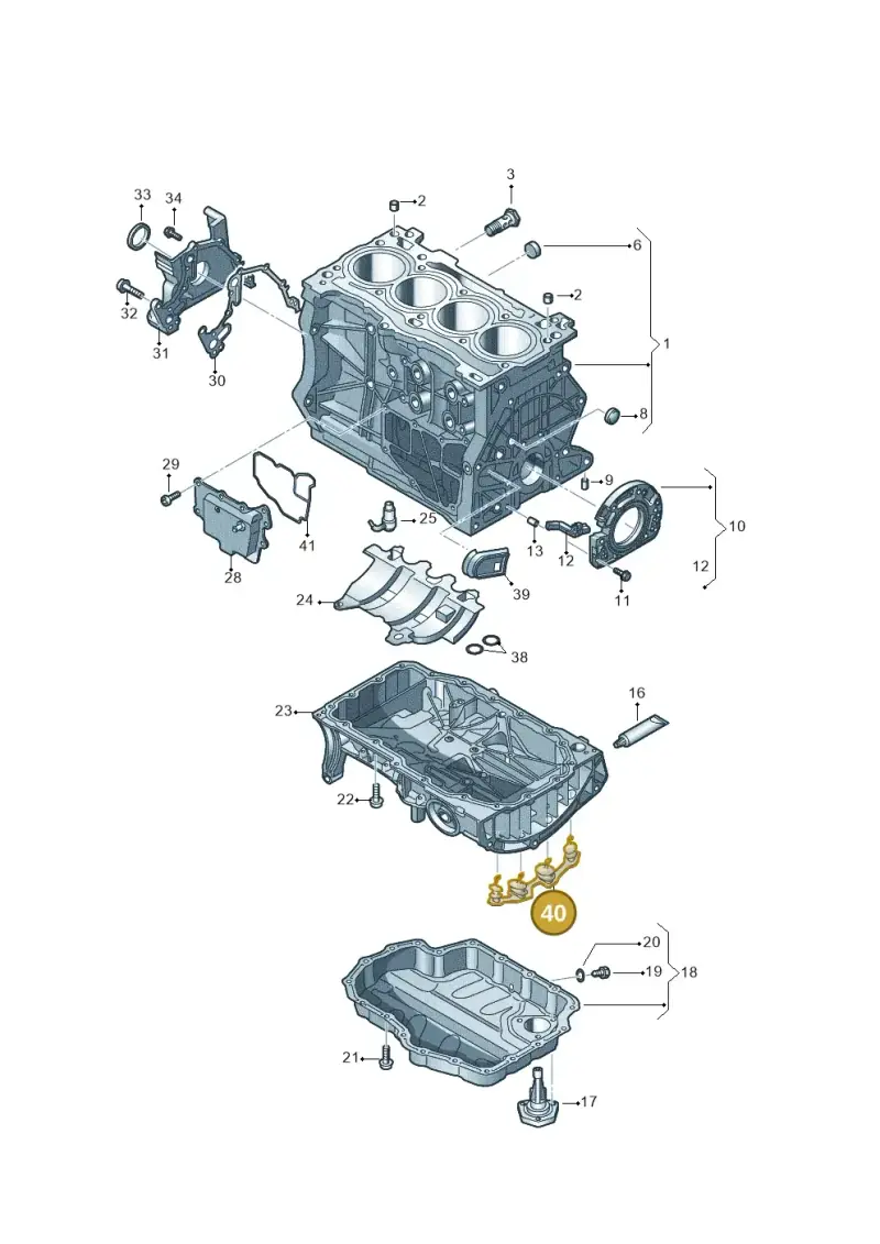04E103033J — Skoda Kodiaq (2024-2024) diagram 813103006, position 40