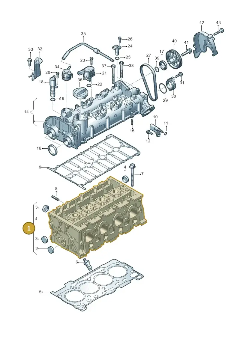 04E103068QX — SEAT Tarraco (2018-2024) diagram 803103330, position 1