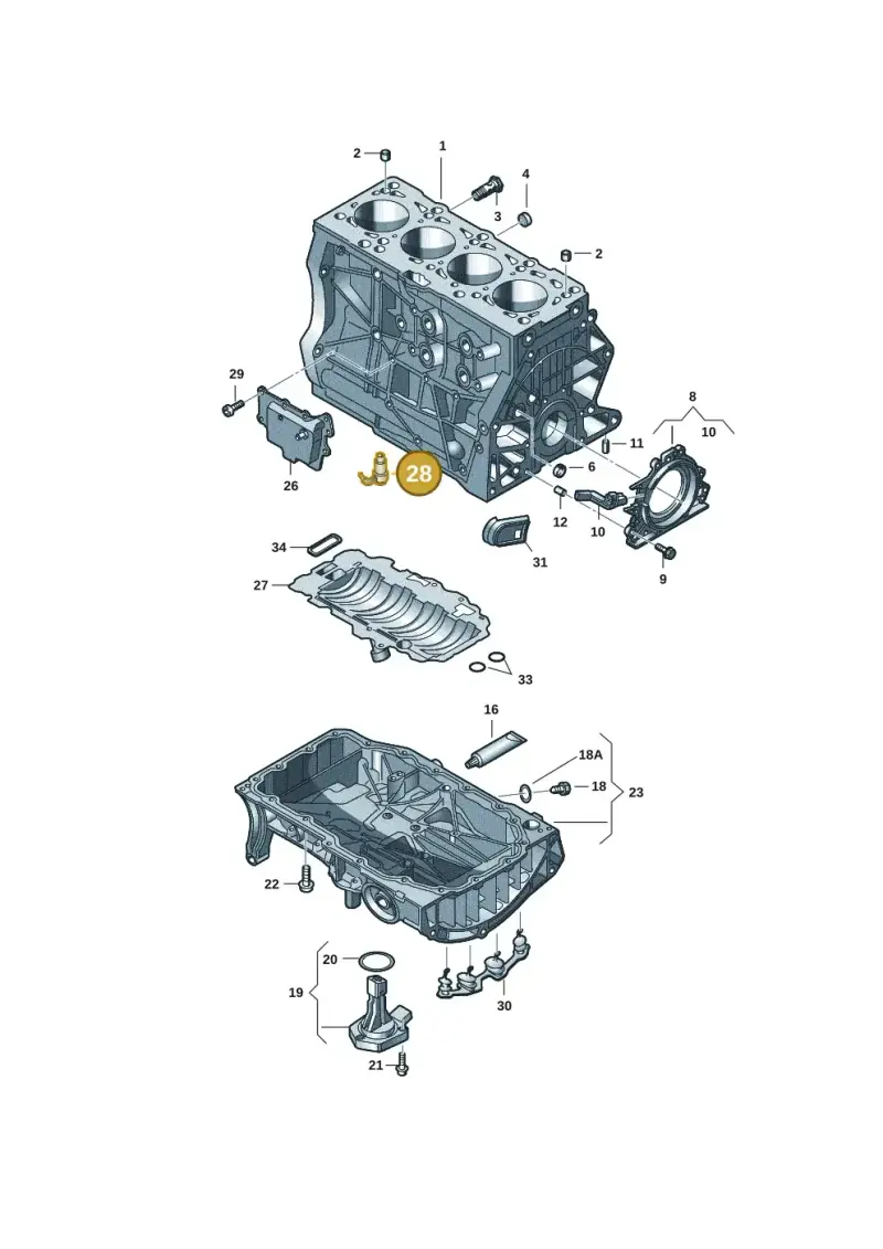 04E103157E — Volkswagen Caddy Maxi Kombi (2020-2024) diagram 827103018, position 28