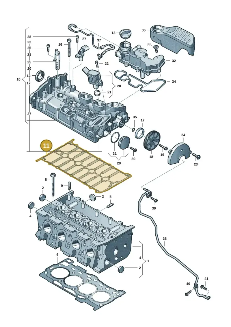 04E103483S — Volkswagen Passat estate (2023-) diagram 3j0103340, position 11