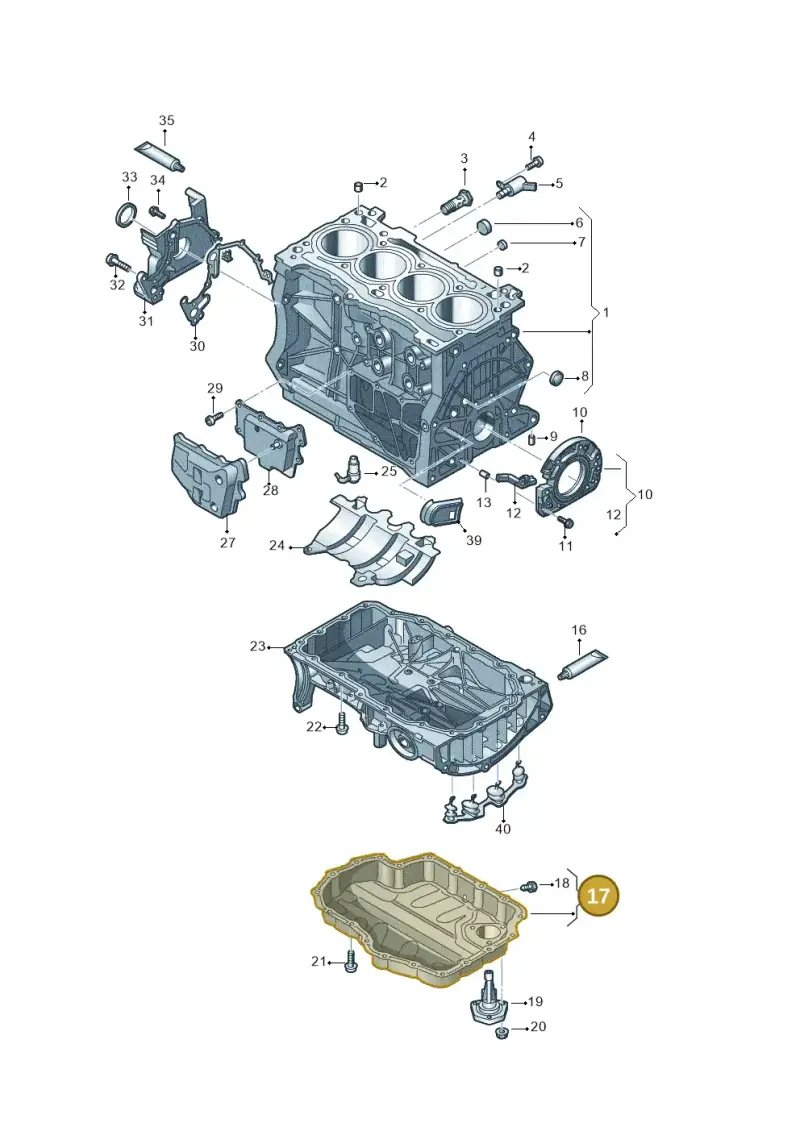04E103602H — Volkswagen Multivan (2021-) diagram 5h0103006, position 17