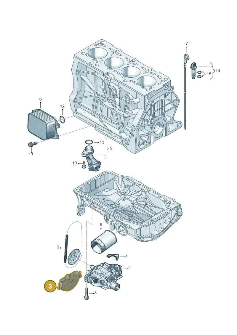 04E103669C — Volkswagen Multivan (2021-) diagram 708115120, position 3