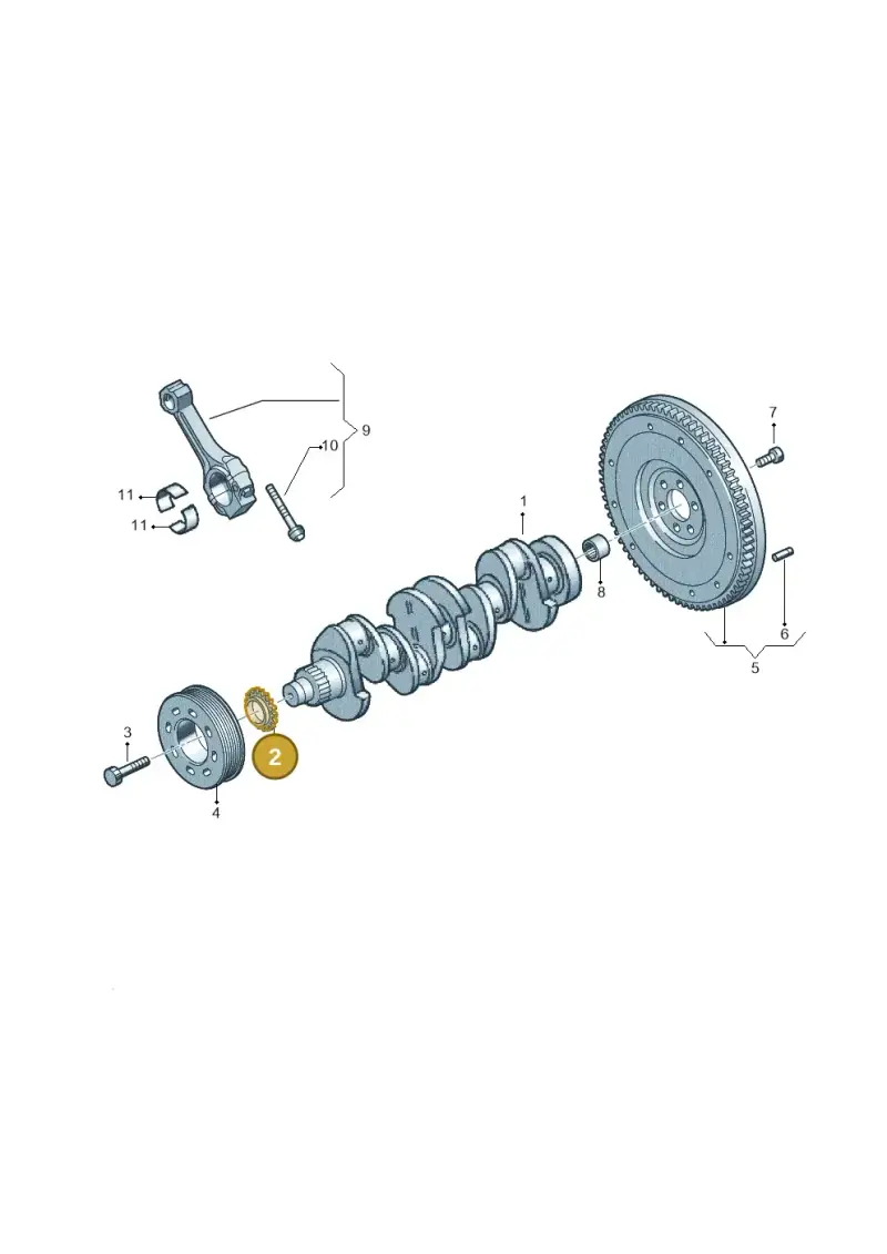 04E105209A — Volkswagen Caddy Maxi Kombi (2020-2024) diagram 746105010, position 2