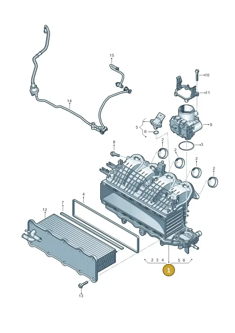 04E129709Q — Volkswagen Arteon (2017-2023) diagram 828133040, position 1