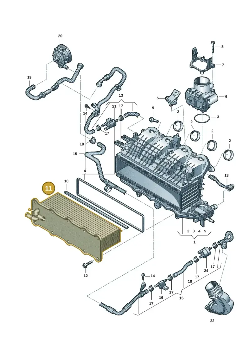 04E145749F — Volkswagen Multivan (2021-) diagram 7t0133040, position 11