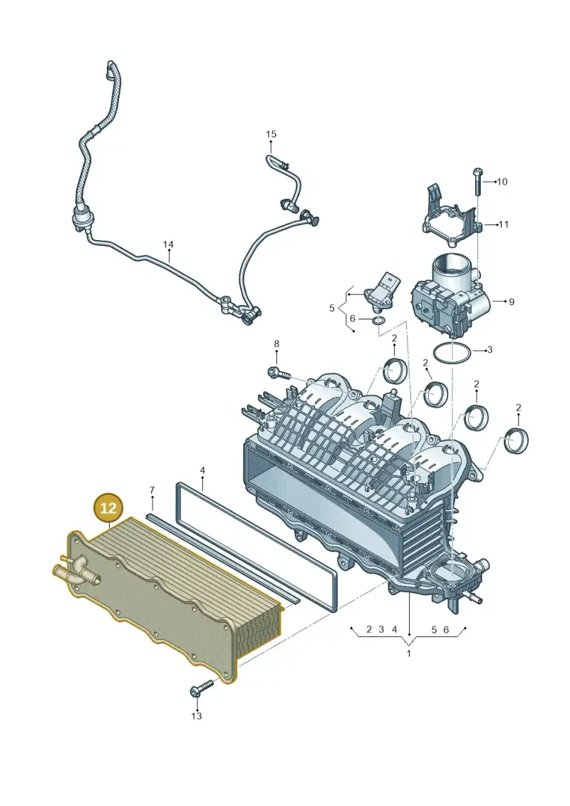 04E145749F — Volkswagen Arteon (2017-2023) diagram 828133040, position 12