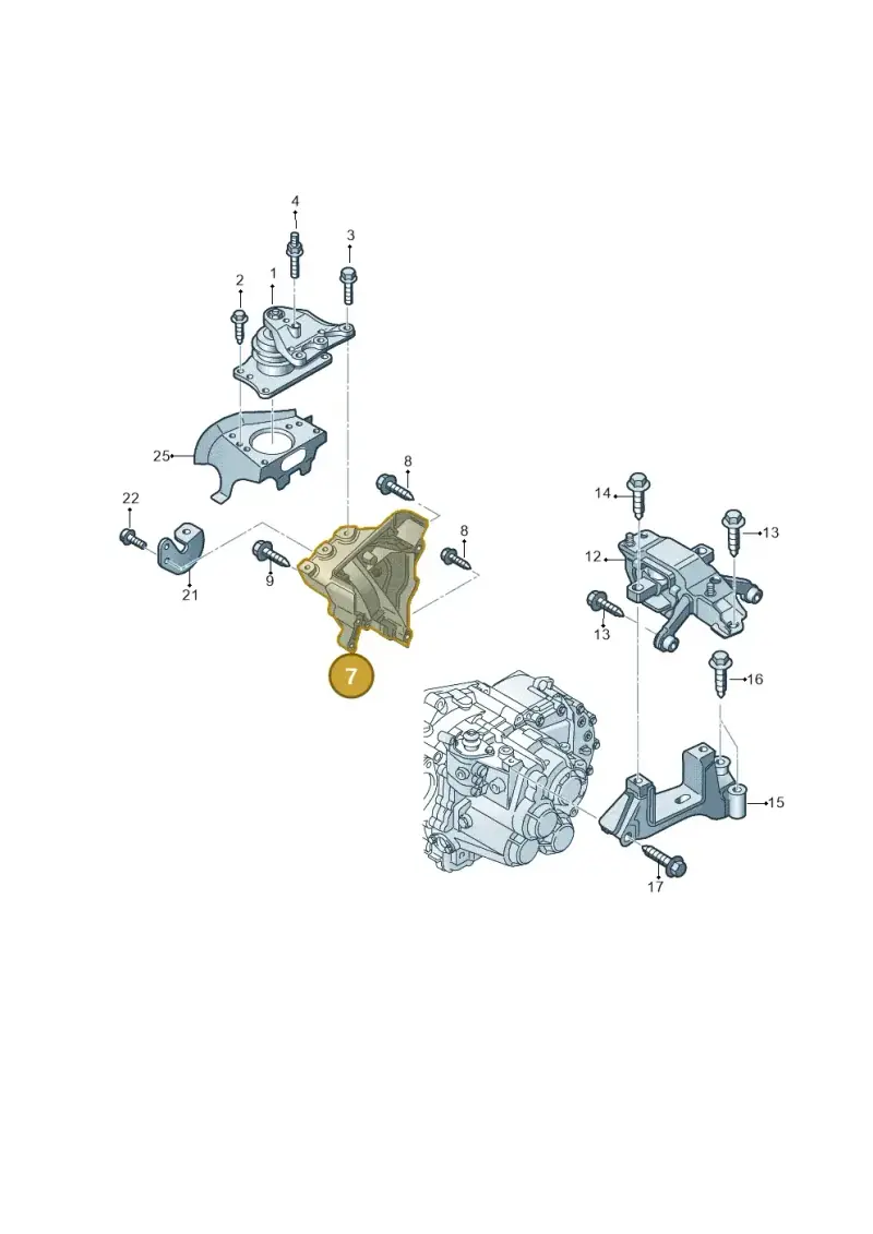 04E199275F — Volkswagen Polo 1.4 BlueMotion (2014-2017) diagram 773199260, position 7