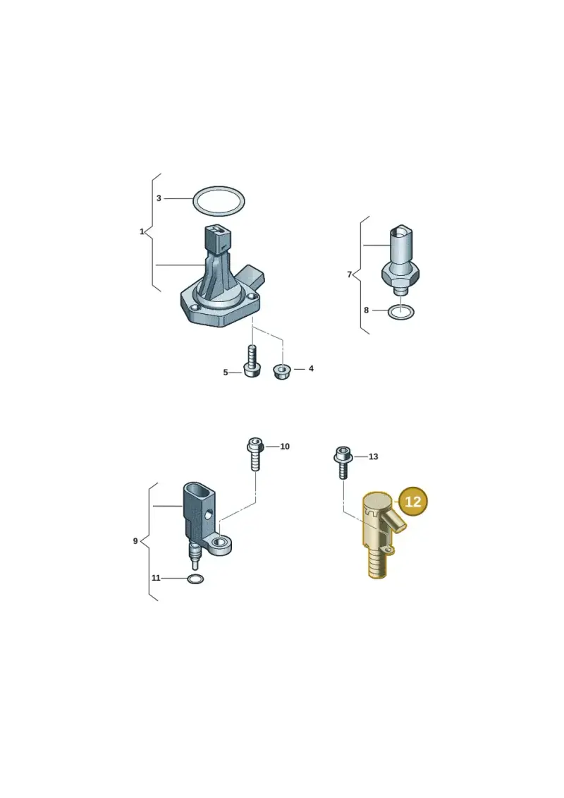 04E906455J — Volkswagen Taos 1.4 (2021-2023) diagram 2br919040, position 12