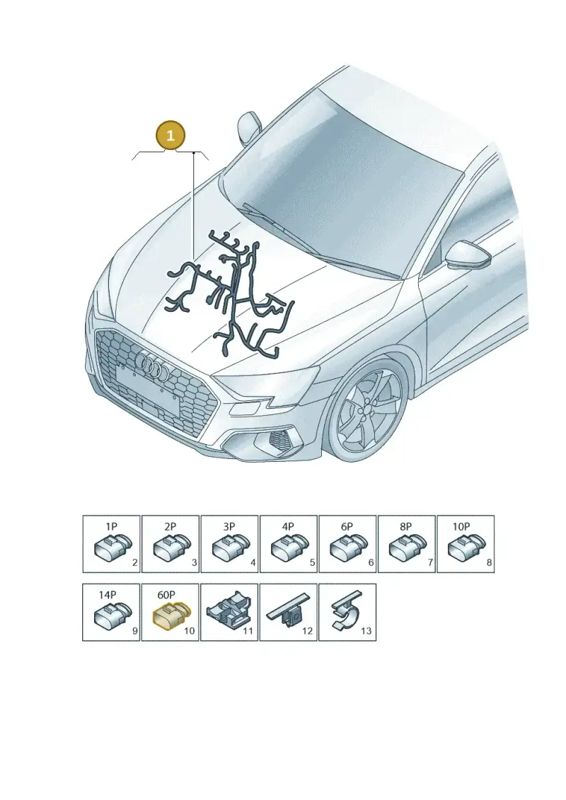 04E972610Q — Skoda Octavia (2019-2022) diagram 596971100, position 1