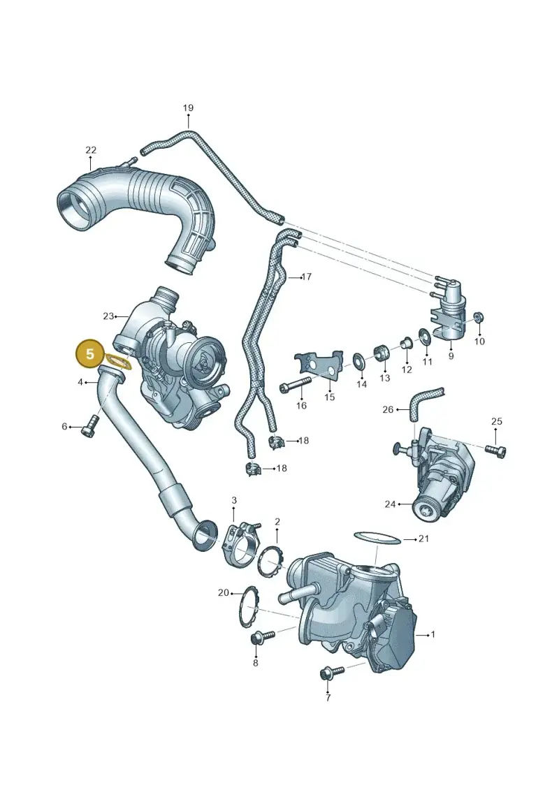 04F131547 — Volkswagen 6Z3 platform diagram 760131000, position 5
