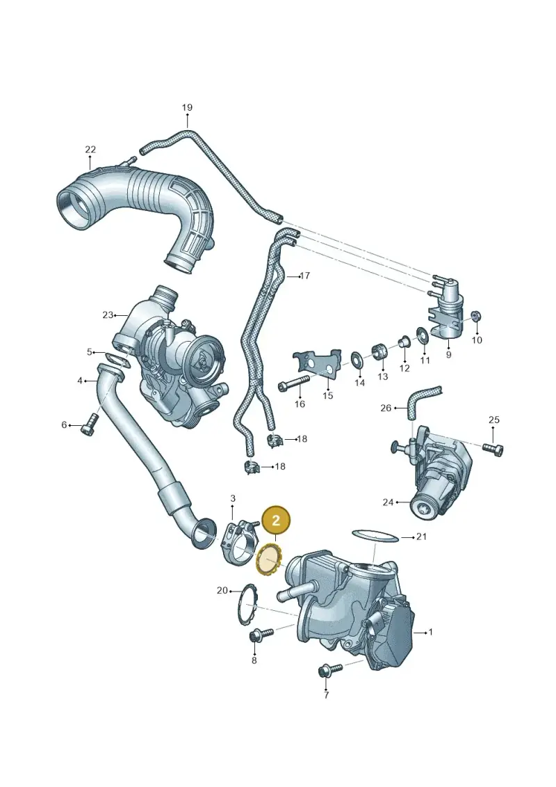 04F253539 — Volkswagen 6Z3 platform diagram 760131000, position 2