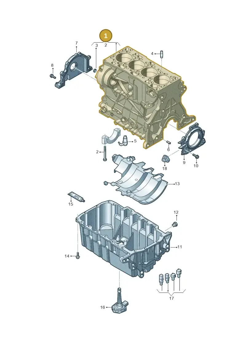 04L103011S — Volkswagen MAN TGE 55 (2016-2021) diagram 806103031, position 1