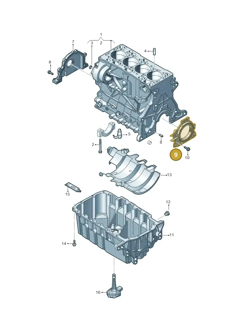 04L103171 — Volkswagen Transport. multivan (2019-2024) diagram 807103300, position 9