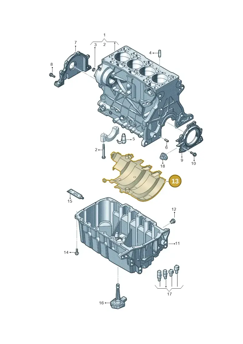 04L103623K — Volkswagen MAN TGE 55 (2016-2021) diagram 806103031, position 13