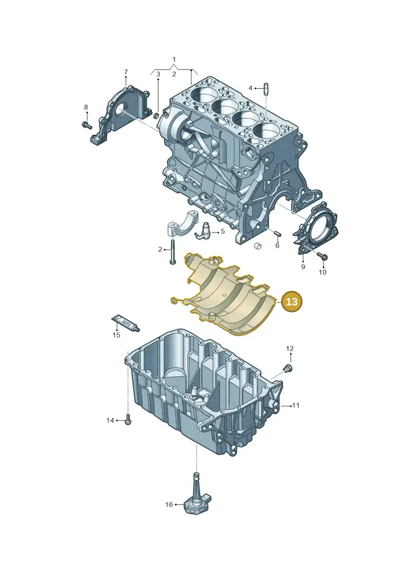 04L103623K — Volkswagen Transport. multivan (2019-2024) diagram 807103300, position 13