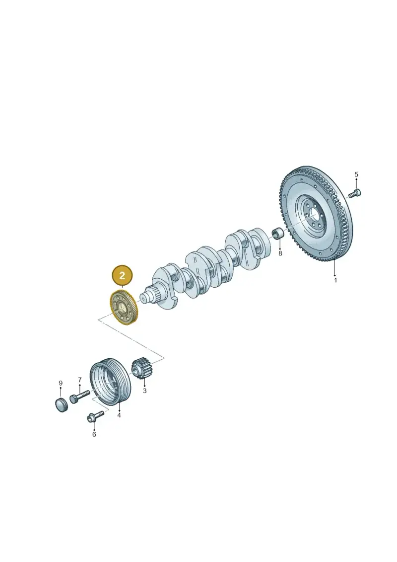 04L105263F — Volkswagen Transport. multivan (2019-2024) diagram 806105990, position 2