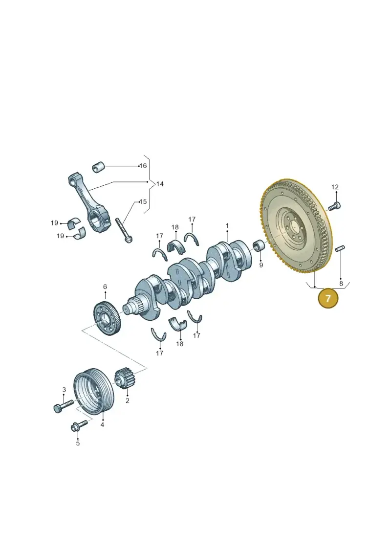 04L105266AJ — Volkswagen Caravelle (2015-2019) diagram 862105350, position 7