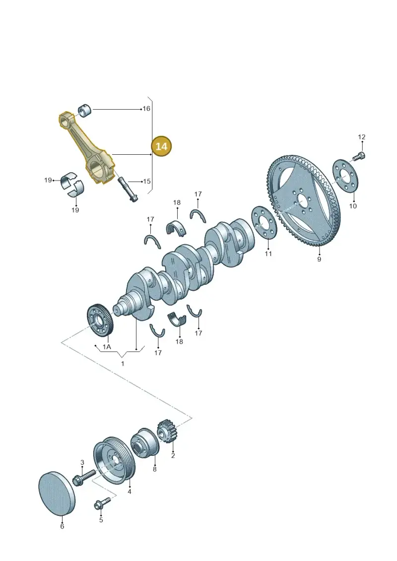 04L105401A — Volkswagen Amarok twin cab (2022-) diagram 749105630, position 14