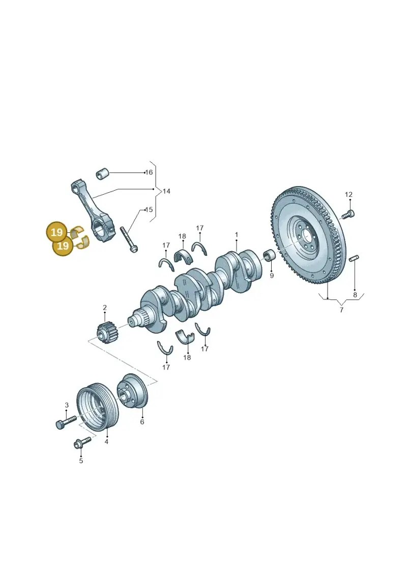 04L105701C007 — Volkswagen Amarok twin cab (2016-2022) diagram 749105500, position 19