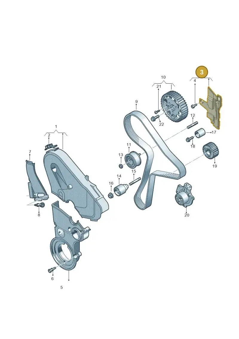 04L109145A — Volkswagen Transport. multivan (2019-2024) diagram 884109075, position 3