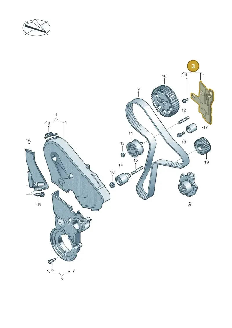 04L109145A — Volkswagen Transport. multivan (2019-2024) diagram 746109800, position 3