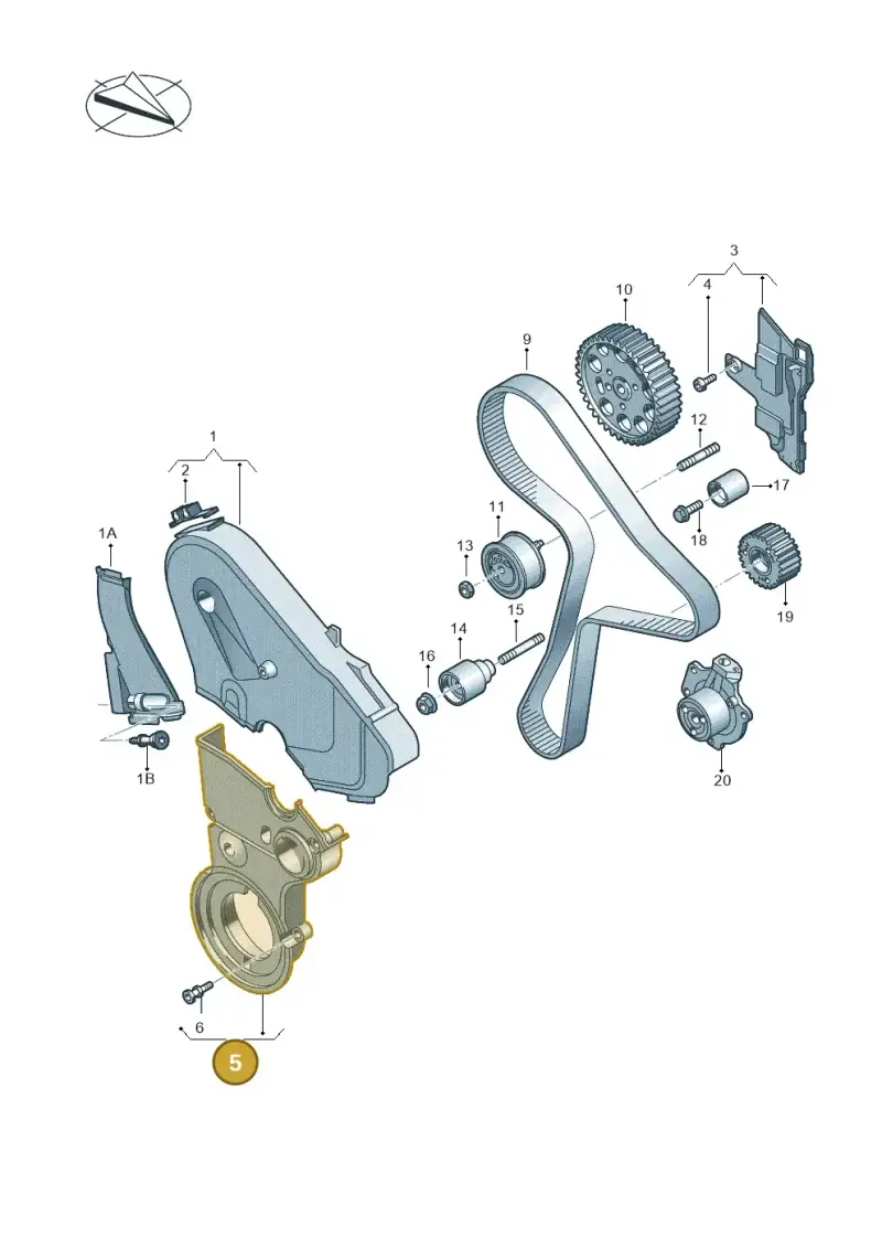 04L109147D — Volkswagen Transport. multivan (2019-2024) diagram 746109800, position 5