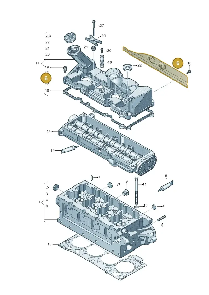 04L129686 — Volkswagen MAN TGE 55 (2016-2021) diagram 806103080, position 6