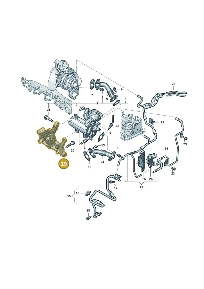 04L131159A — Volkswagen Caddy Maxi (2020-2025) diagram 2ka131110, position 19
