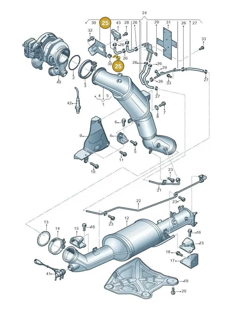 04L131213E — Volkswagen Amarok twin cab (2022-) diagram 894253480, position 25