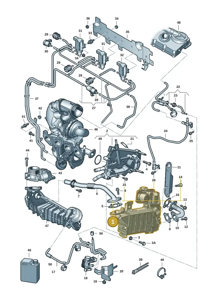 04L131512CF — Volkswagen Transport. multivan (2019-2024) diagram 7fp131000, position 1
