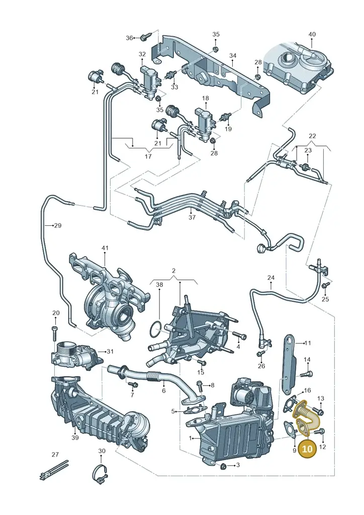 04L131521AH — Volkswagen MAN TGE 55 (2016-2021) diagram 806131500, position 10