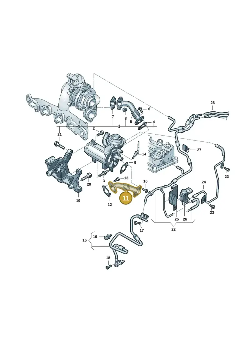04L131521B — Volkswagen Caddy Maxi Kombi (2020-2024) diagram 2ka131110, position 11