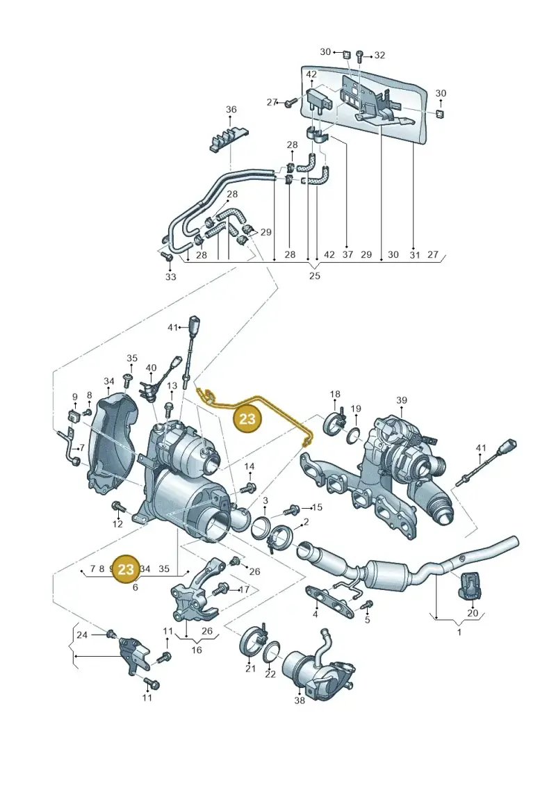 04L131582F — Volkswagen Arteon (2017-2023) diagram 793253049, position 23