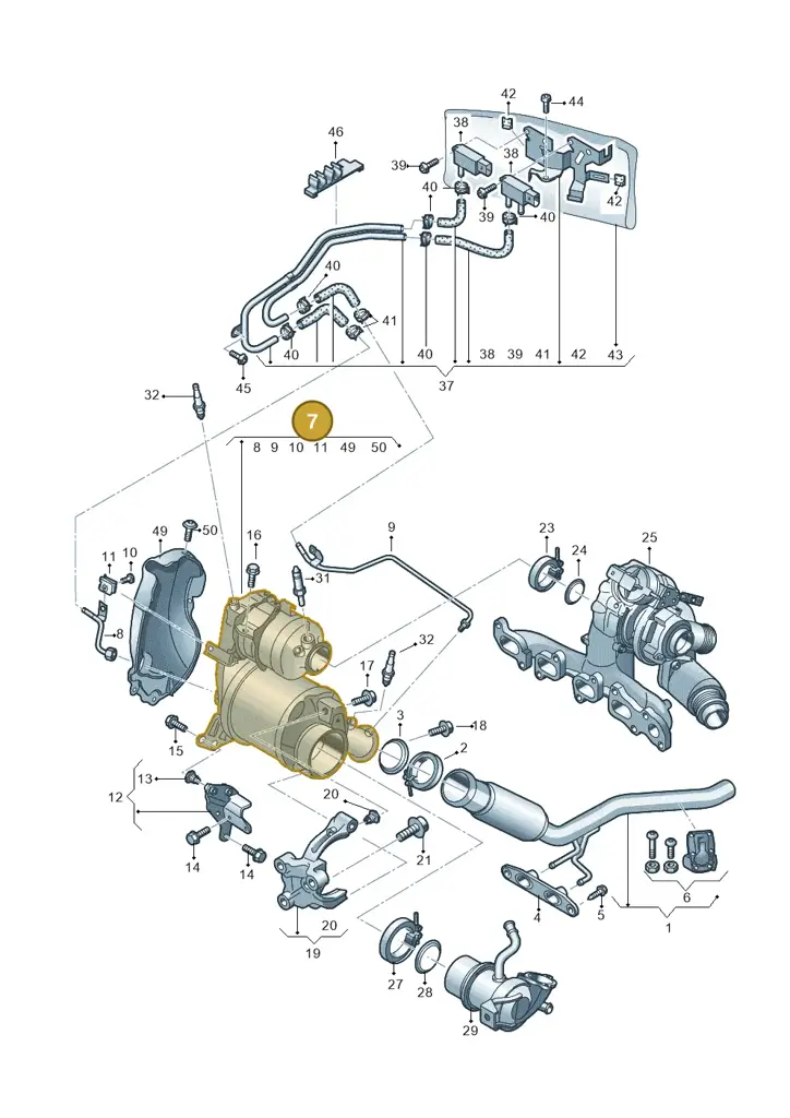 04L131673H — Audi Q3 (2014-2019) diagram 855253700, position 7