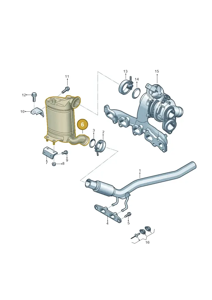 04L131678MX — Volkswagen Caddy Maxi Kombi (2020-2024) diagram 884253400, position 6