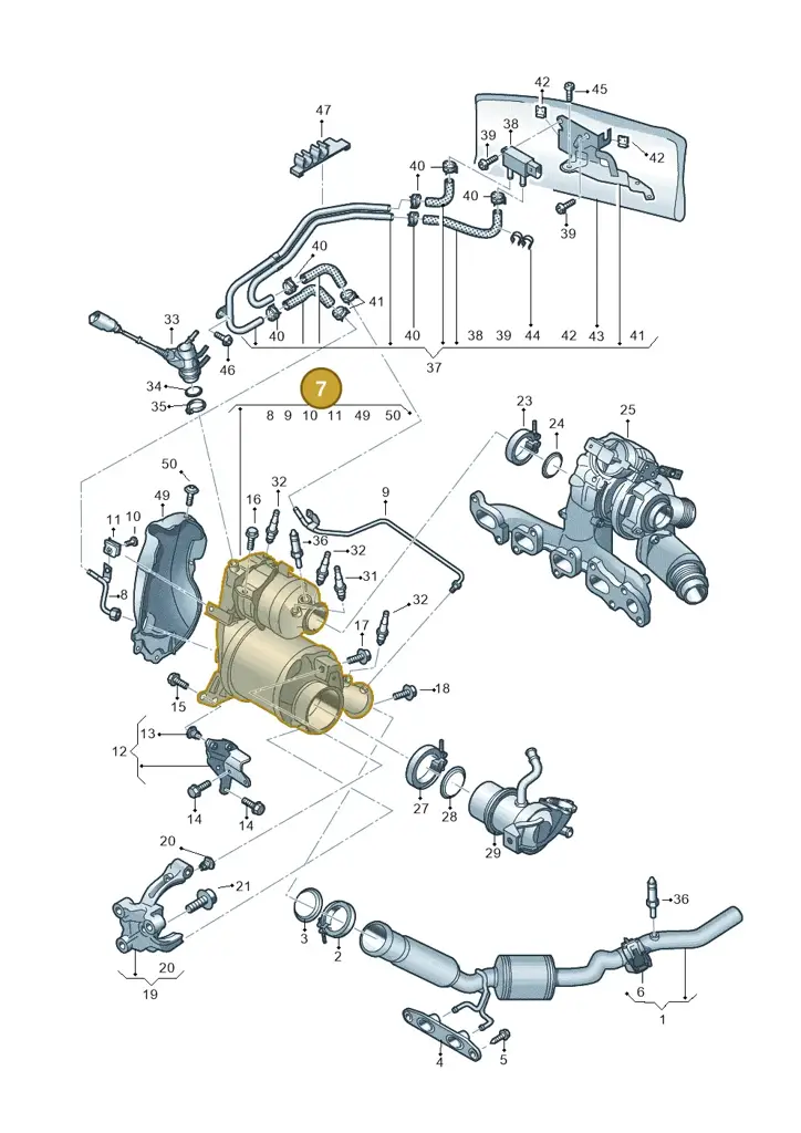 04L131678N — Audi Q2 (2016-2025) diagram 803253500, position 7
