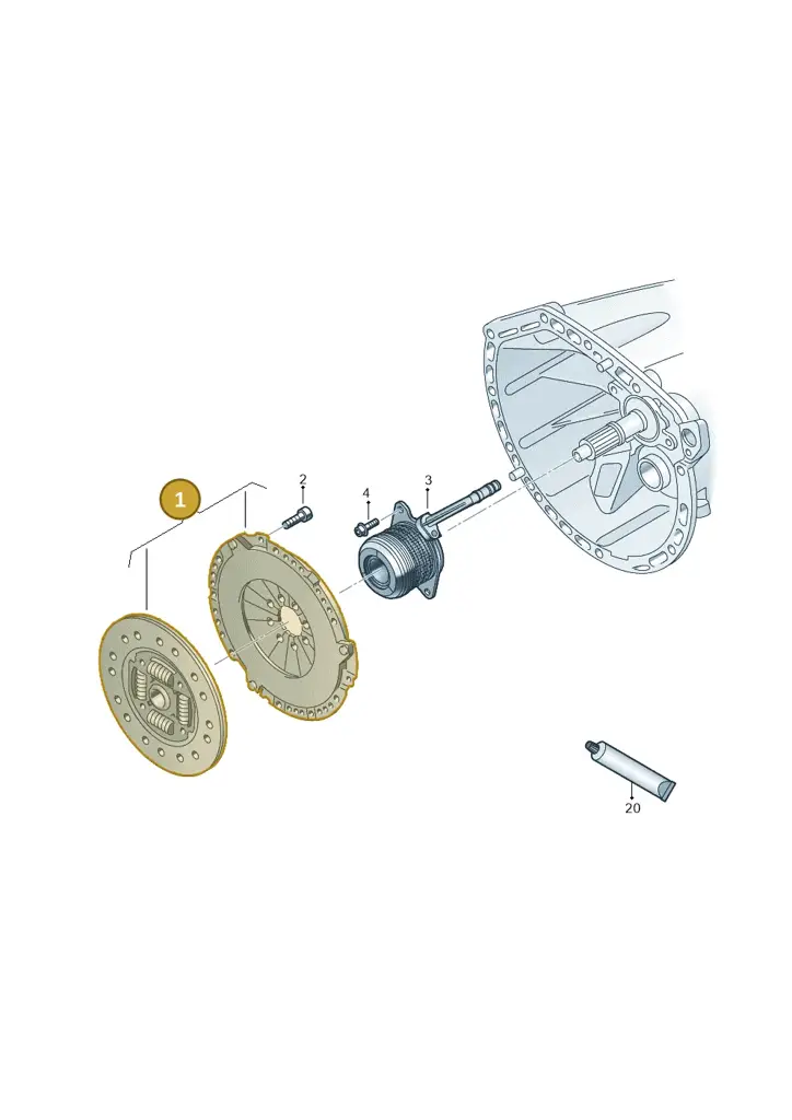 04L141015P — Volkswagen MAN TGE 55 (2016-2021) diagram 806141100, position 1