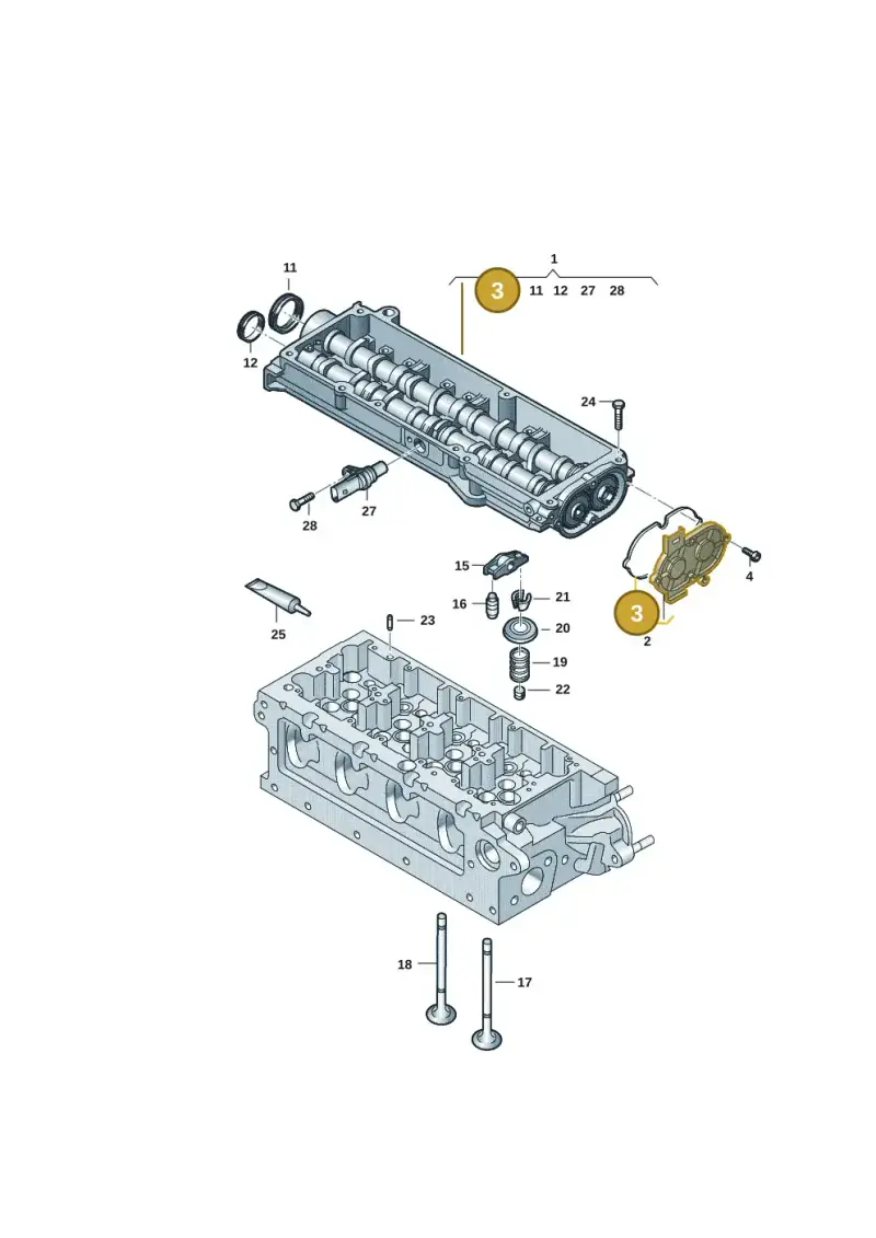 04L145215C — Volkswagen Caddy Maxi Kombi (2020-2024) diagram 884109045, position 3