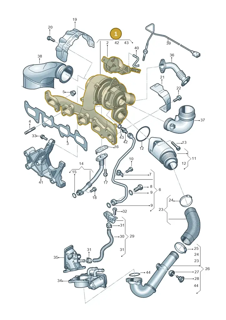 04L253010K — Volkswagen Caddy Maxi Kombi (2020-2024) diagram 746145630, position 1