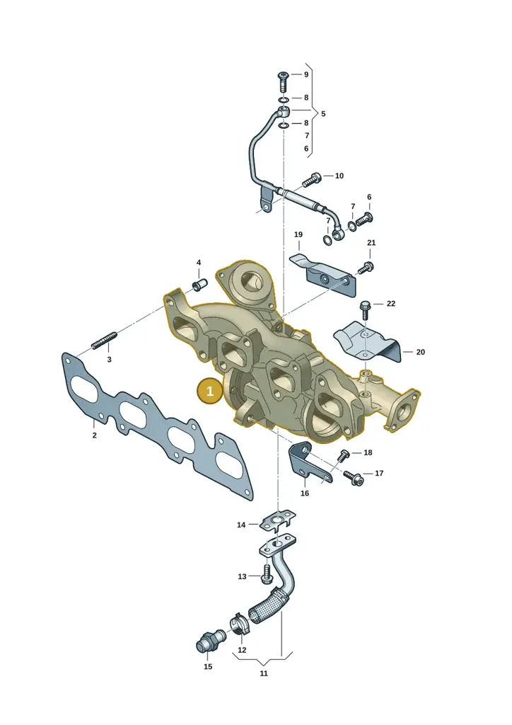 04L253014M — Volkswagen Transport. multivan (2019-2024) diagram 7ep145300, position 1