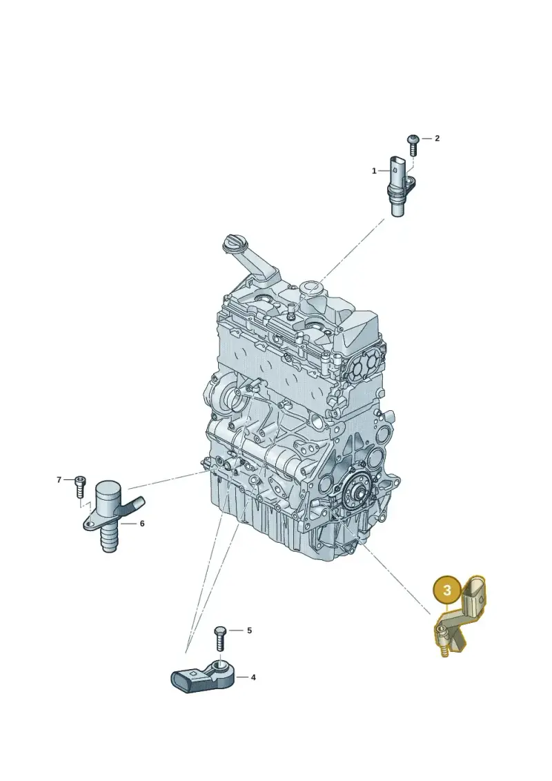 04L906433B — Volkswagen Tiguan 2.0 (2023-) diagram 907601002, position 3