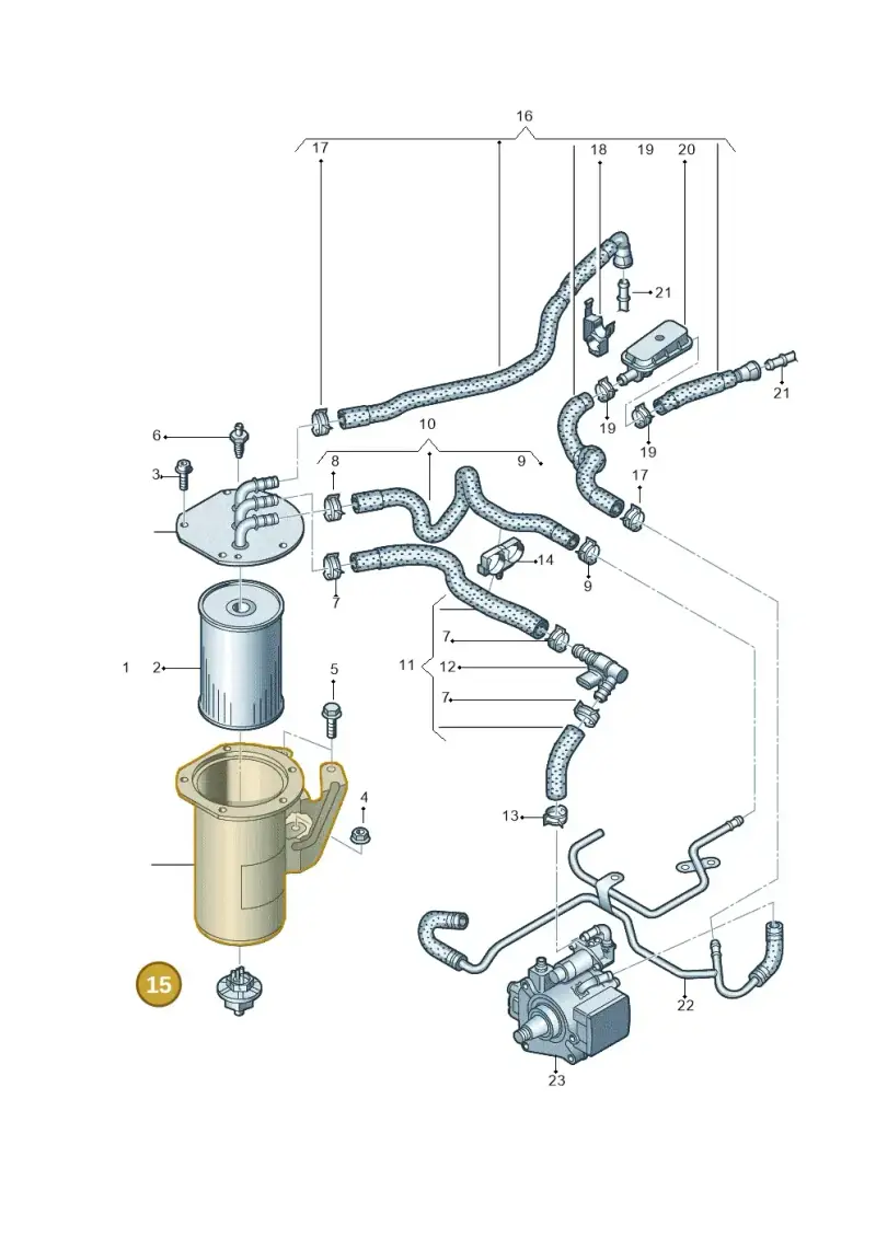 04L907666A — Volkswagen Caddy Maxi Kombi (2020-2024) diagram 884127200, position 15