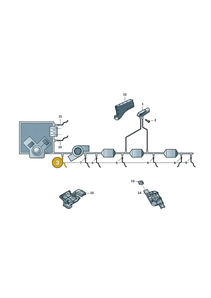 04L919529M — Volkswagen Transport. multivan (2019-2024) diagram 7ep906150, position 3
