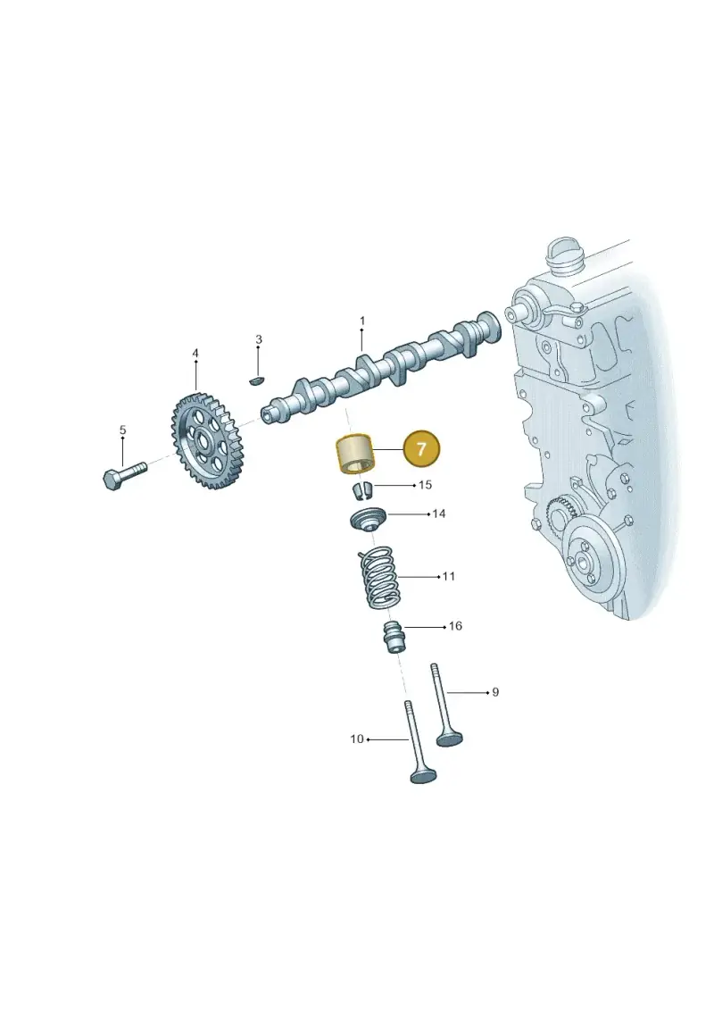 050109309H — Volkswagen Jetta 2.0 (2015-2015) diagram 880109300, position 7