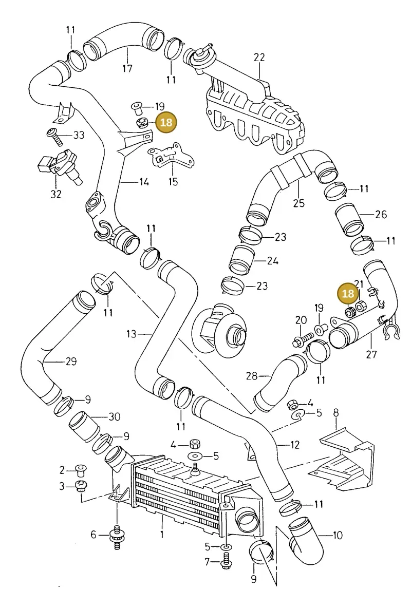 052129669A — Volkswagen POLO CLASSIC           06> (2005-) diagram 238145800, position 18