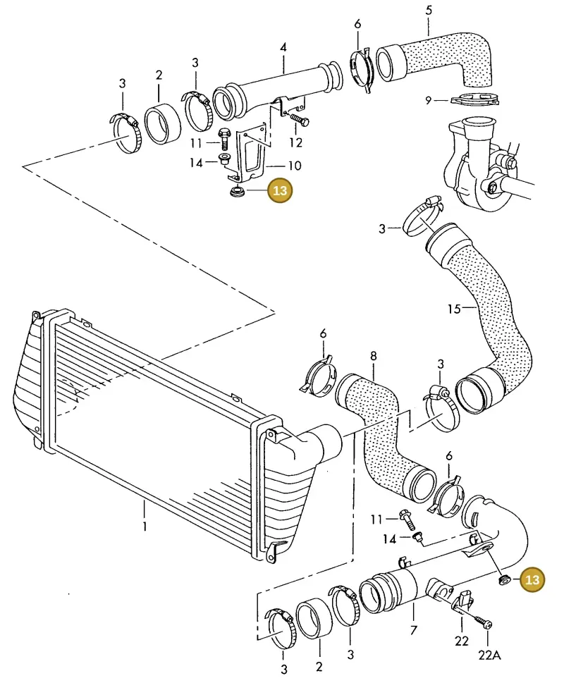 052129669A — Volkswagen LT, LT 4X4 (2003-2006) diagram 442145400, position 13