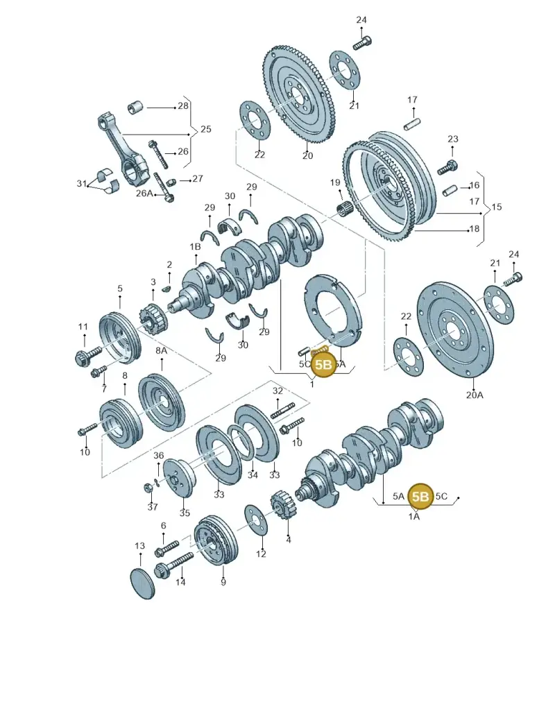 053105229 — Volkswagen POLO CLASSIC           06> (2005-) diagram 123105150, position 5B