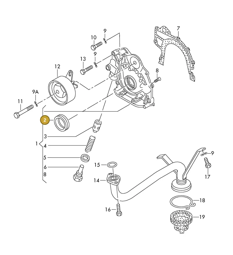 054115147B — Volkswagen LT, LT 4X4 (2003-2006) diagram 176115000, position 2